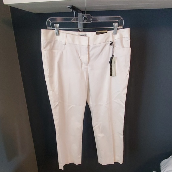 Express white capris length pants - Picture 1 of 4